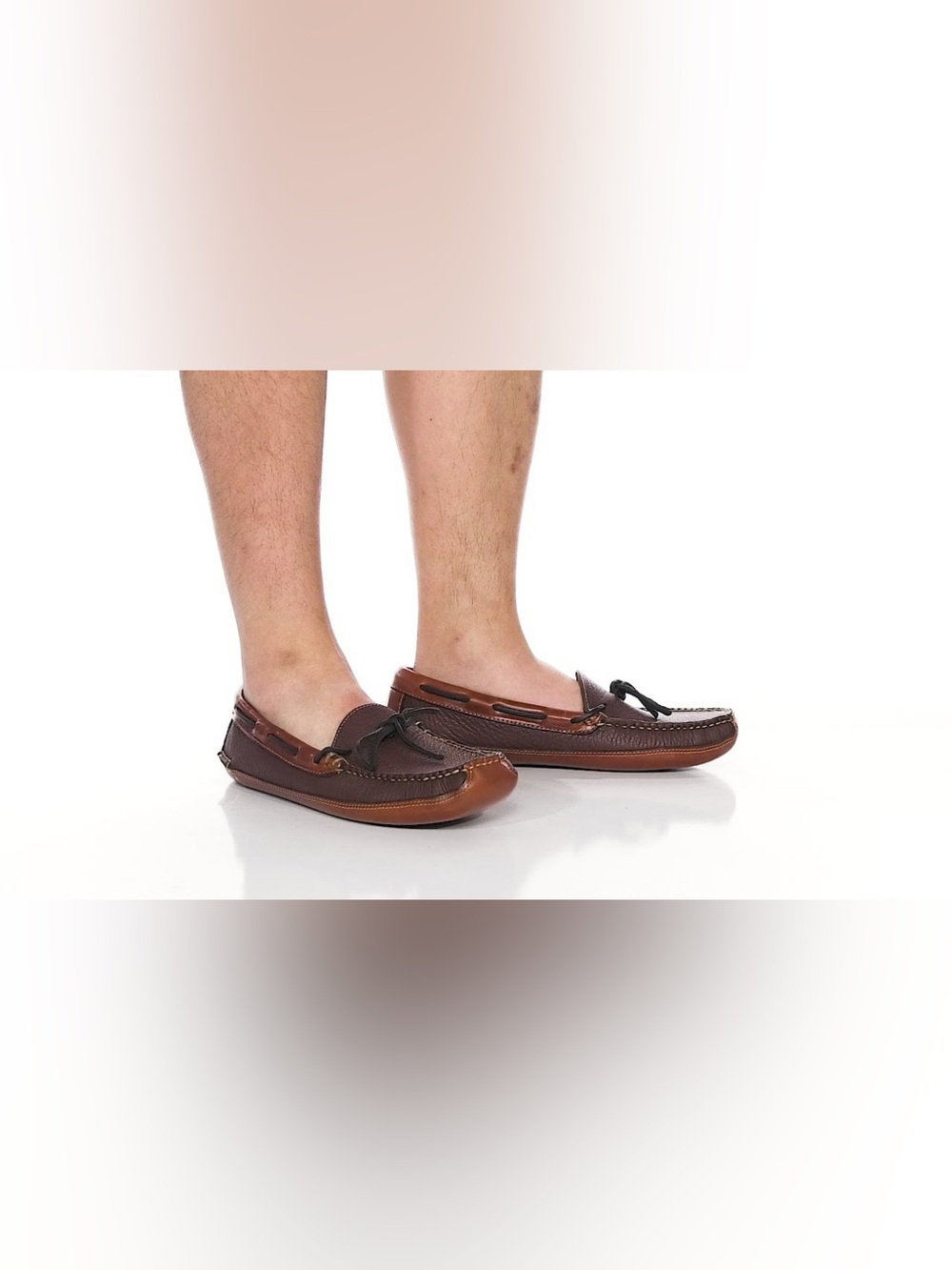 L.L. Bean Men's Brown Leather Boat Shoes
